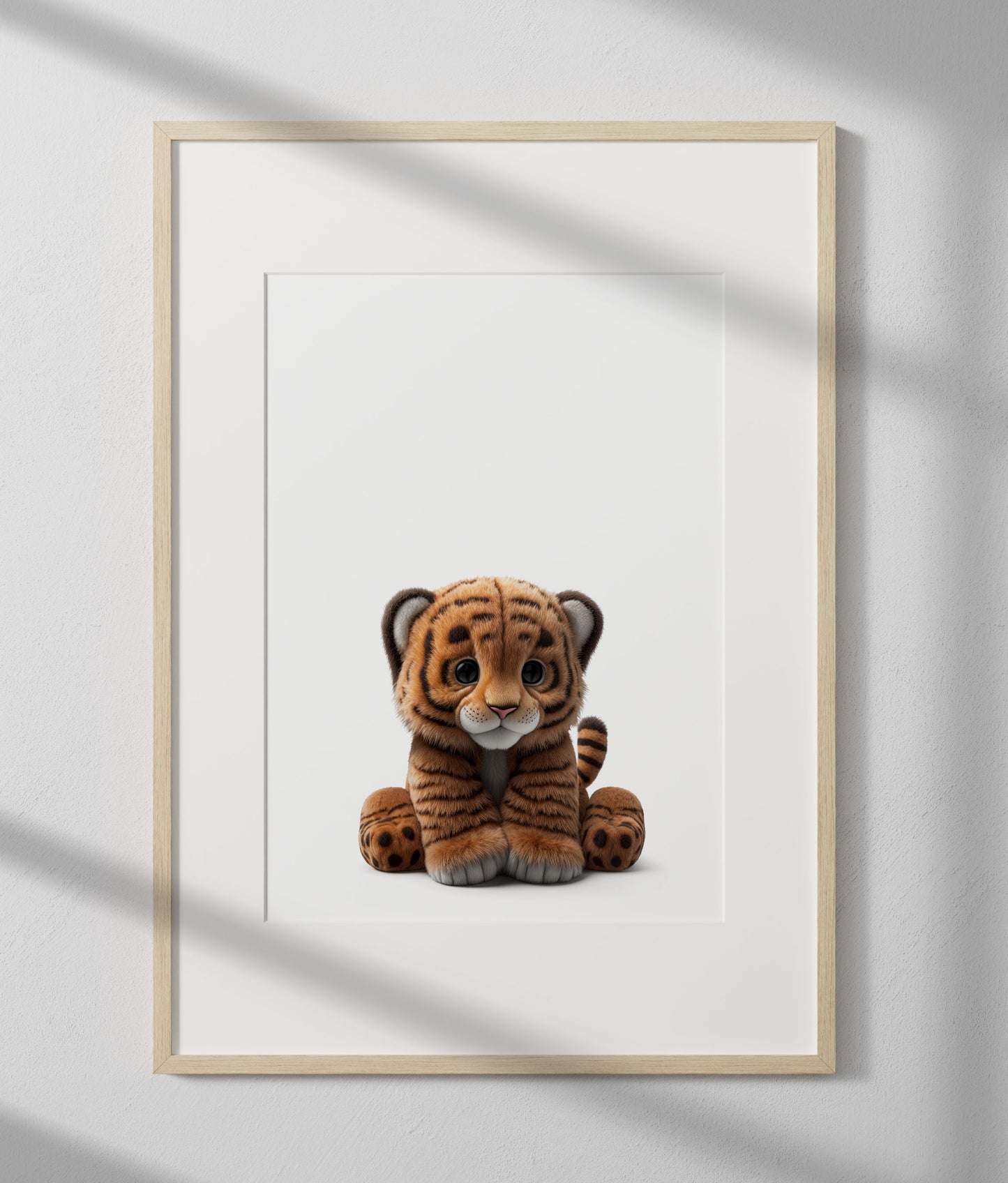 Plush Baby Tiger Print