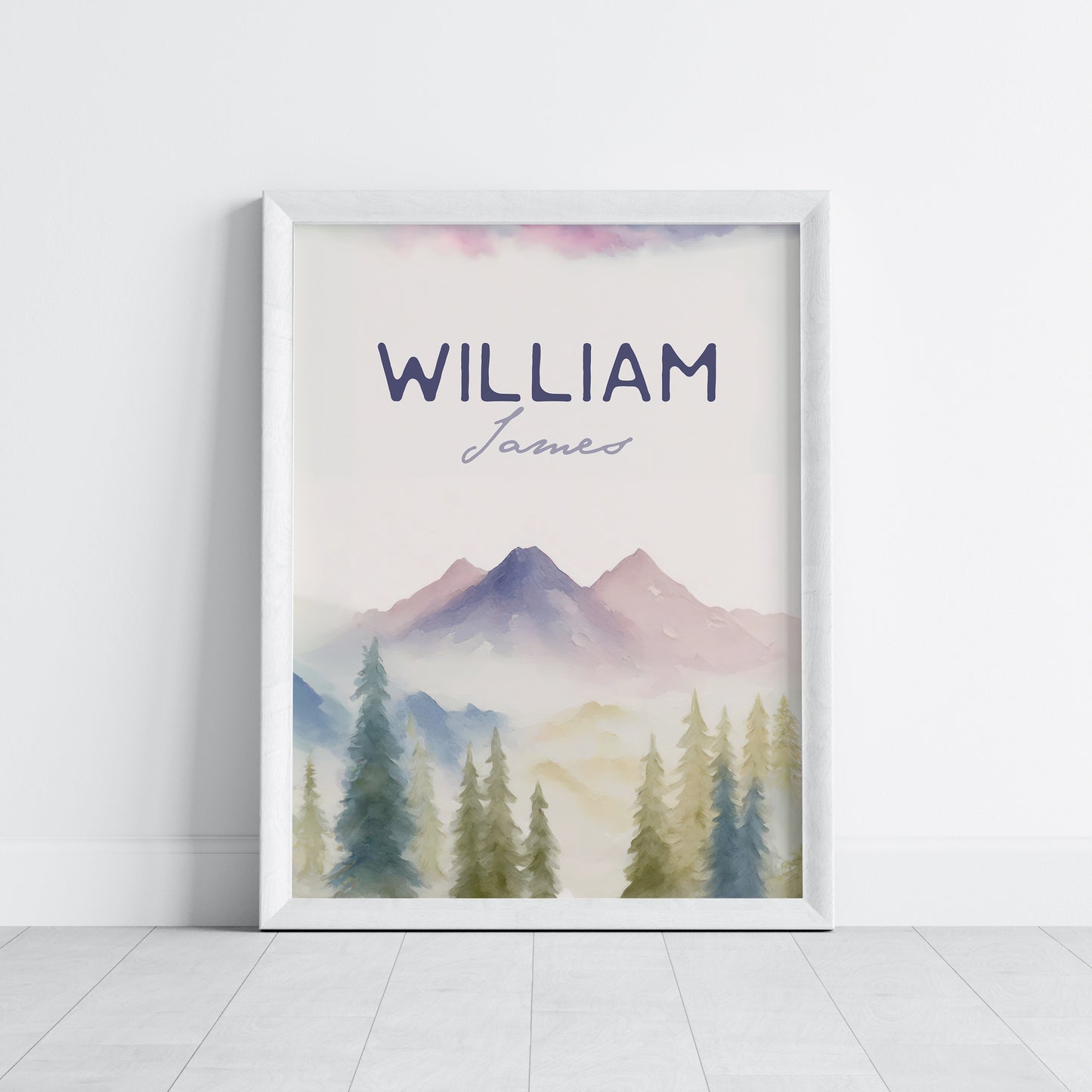 Woodland Mountains - Custom Poster