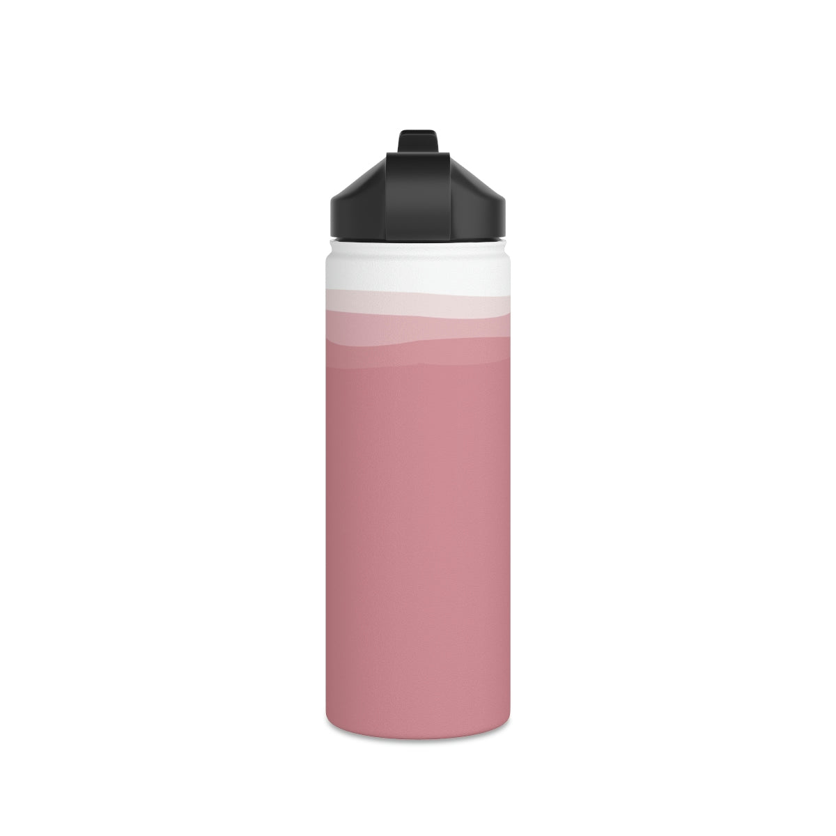 Dusty Rose Ripple - 18oz Stainless Water Bottle