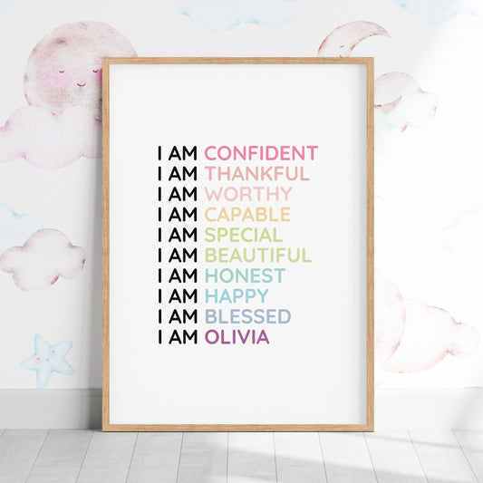 Magic Mindset Confidence ~ Wood Framed Print