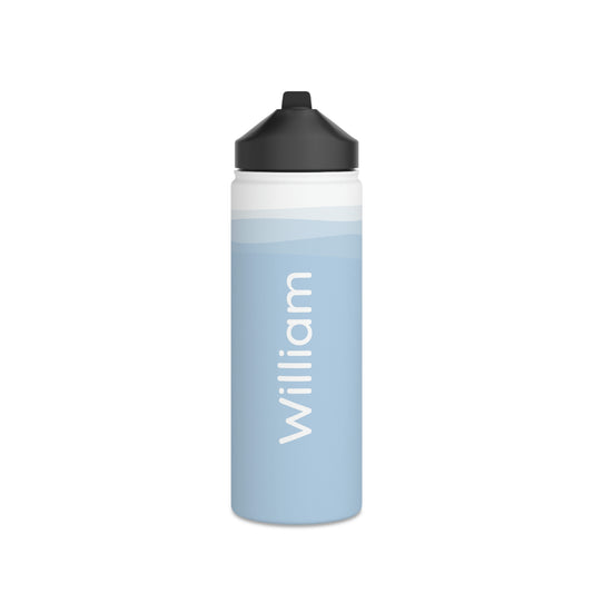 Serenity Ripple - 18oz Stainless Water Bottle