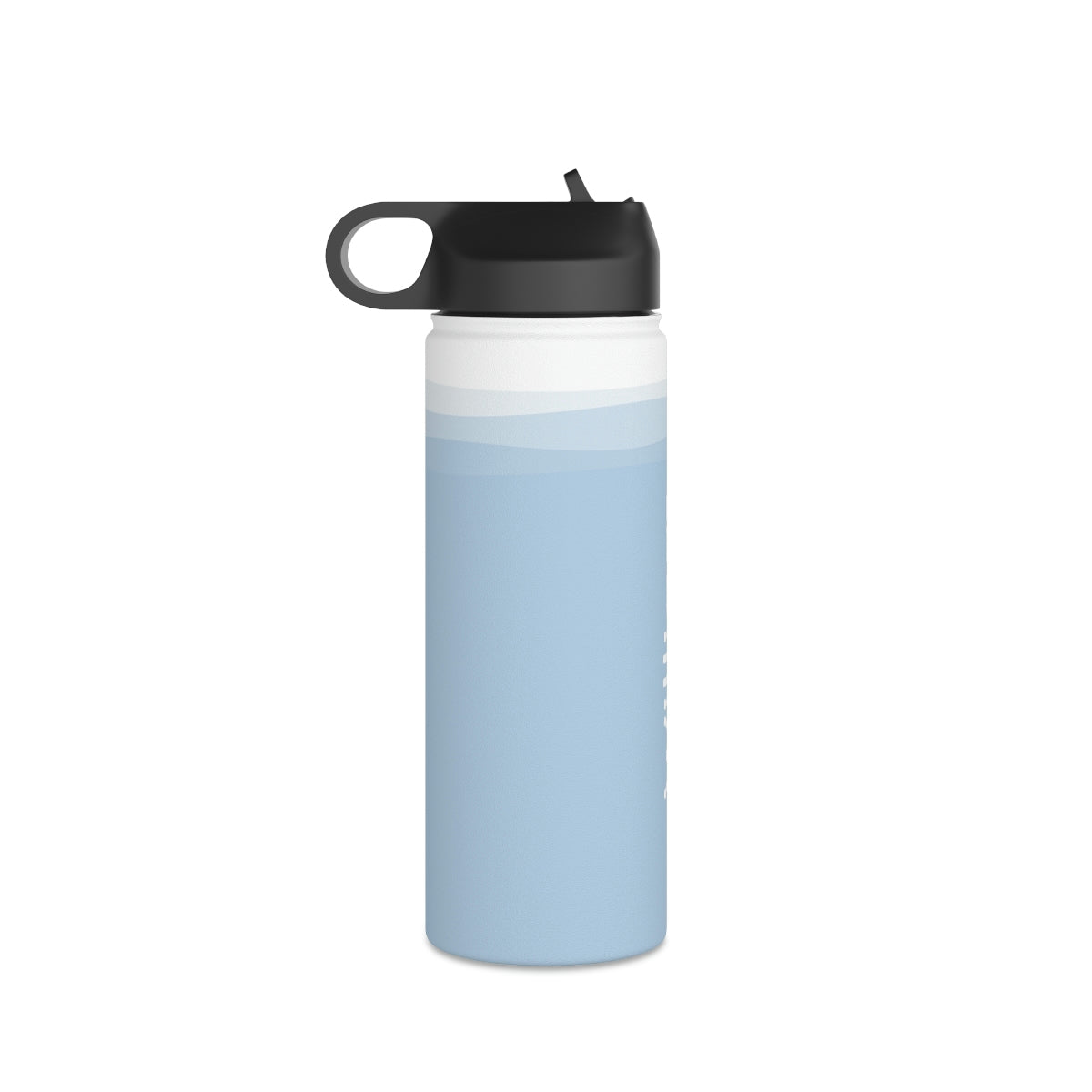 Serenity Ripple - 18oz Stainless Water Bottle