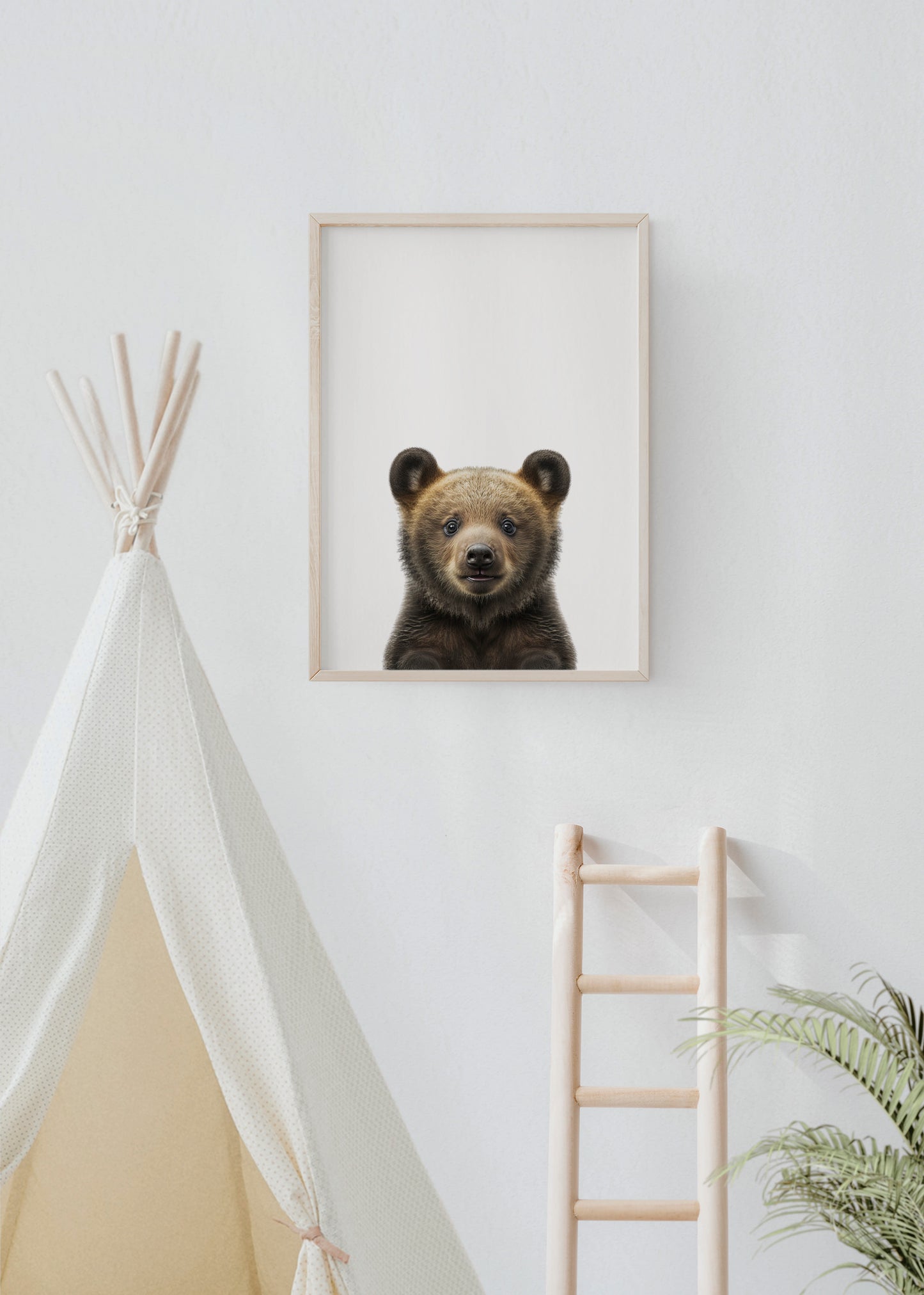 Baby Bear Portrait Print