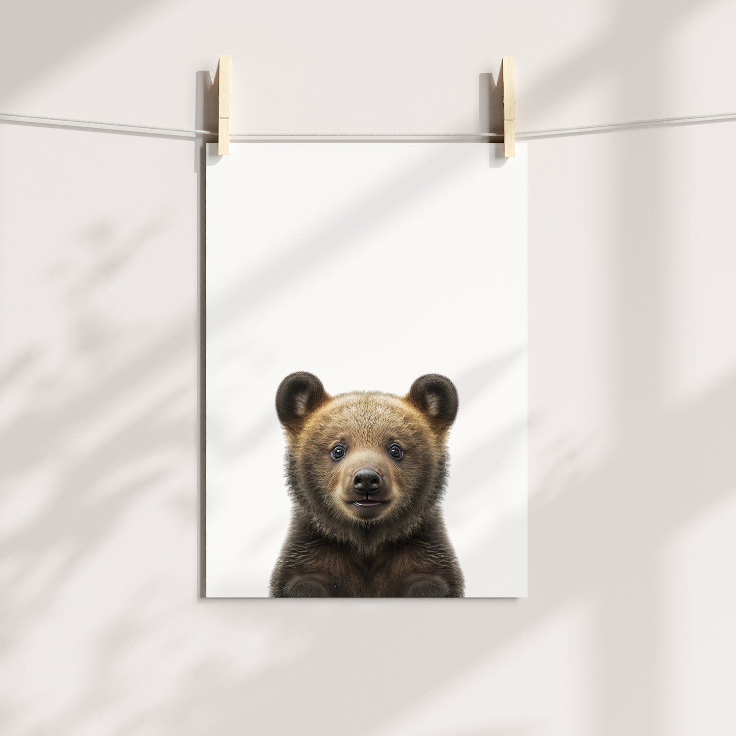 Baby Bear Portrait Print