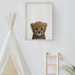 Baby Cheetah Portrait Print