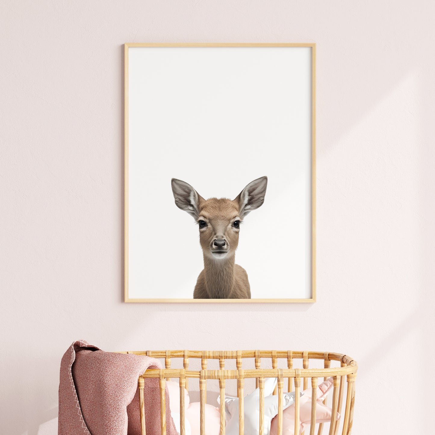 Baby Deer Portrait Print