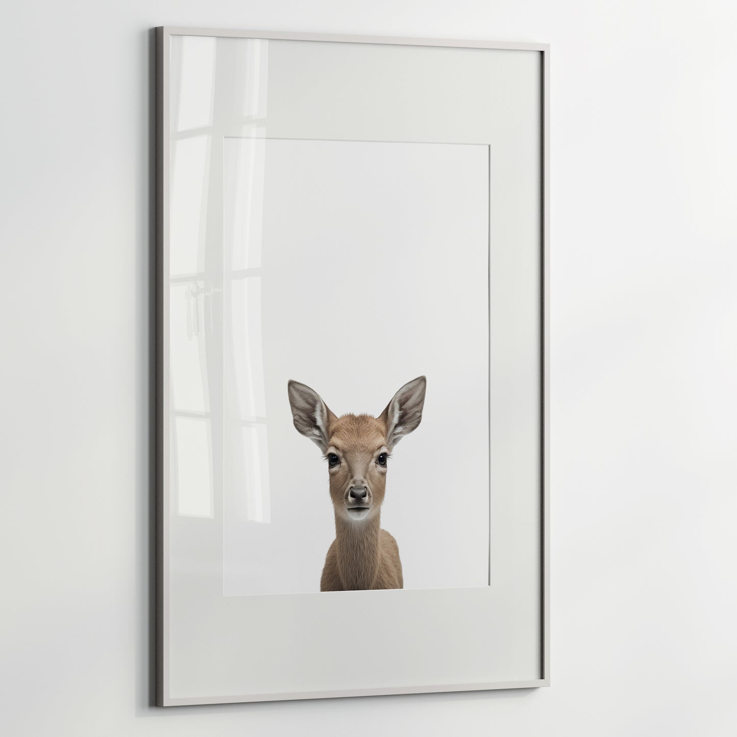 Baby Deer Portrait Print