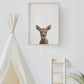 Baby Deer Portrait Print