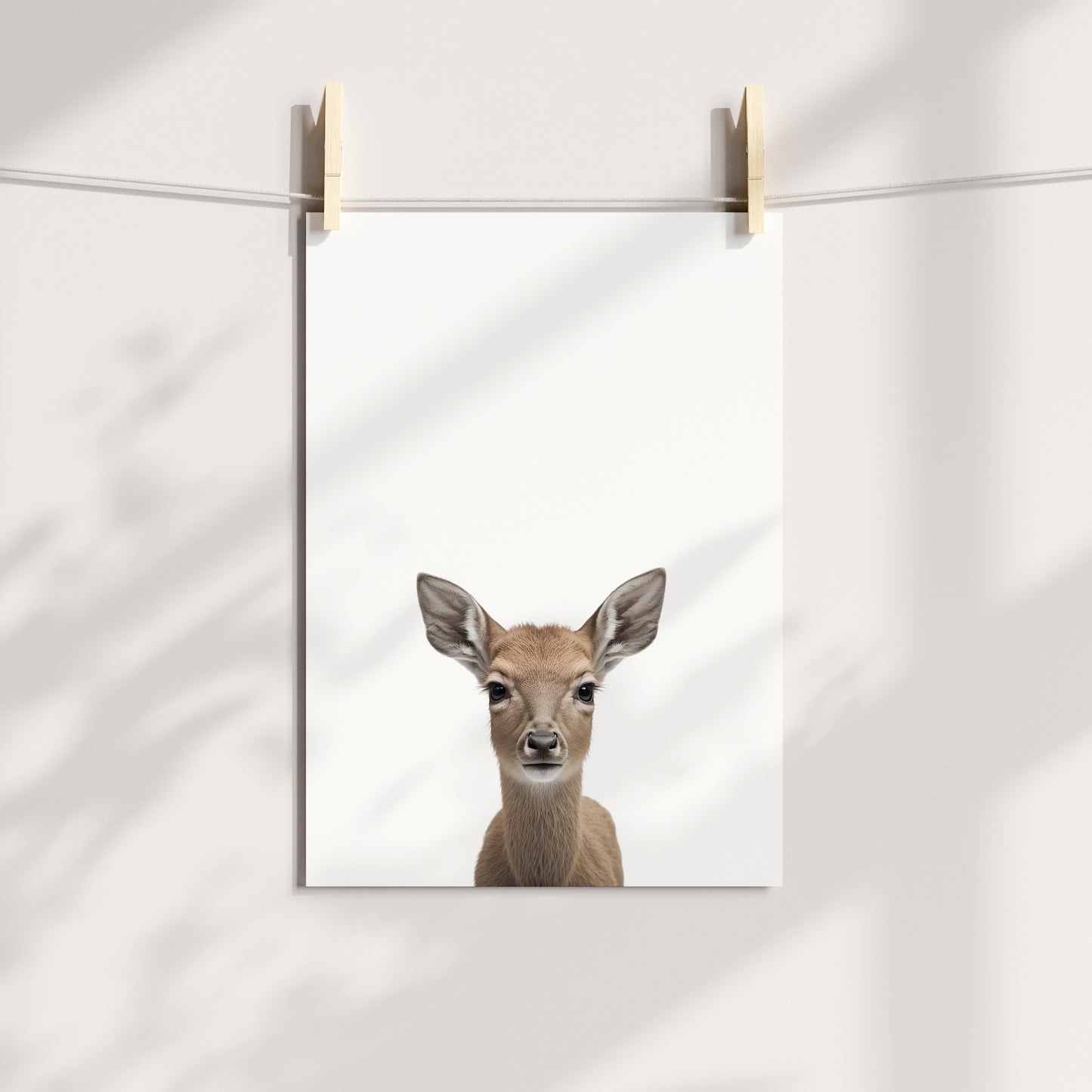 Baby Deer Portrait Print