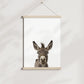 Baby Donkey Portrait Print