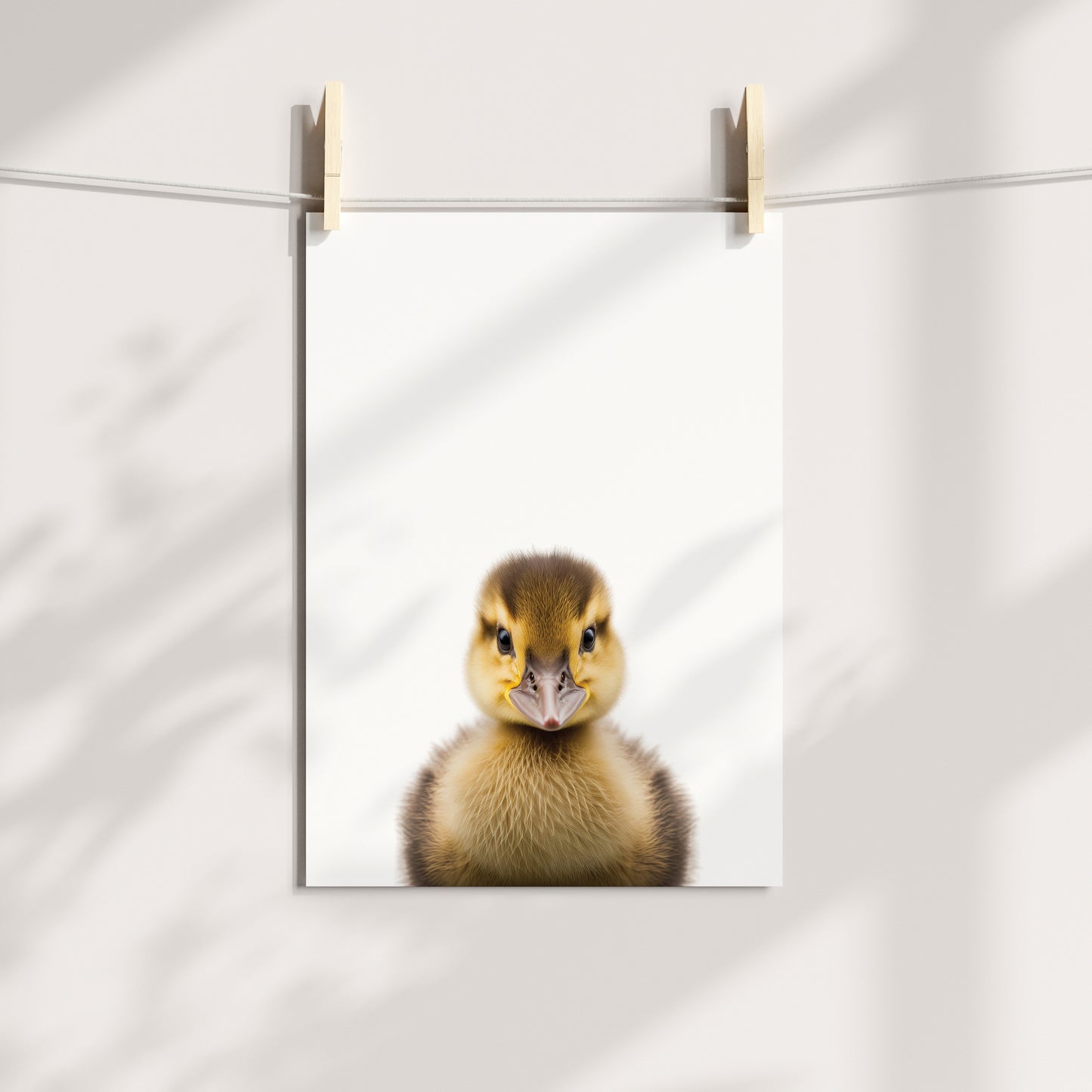 Baby Duckling Portrait Print