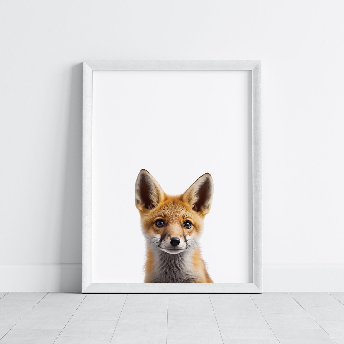 Baby Fox Portrait Print