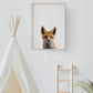 Baby Fox Portrait Print
