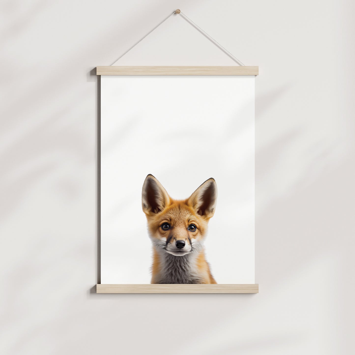 Baby Fox Portrait Print