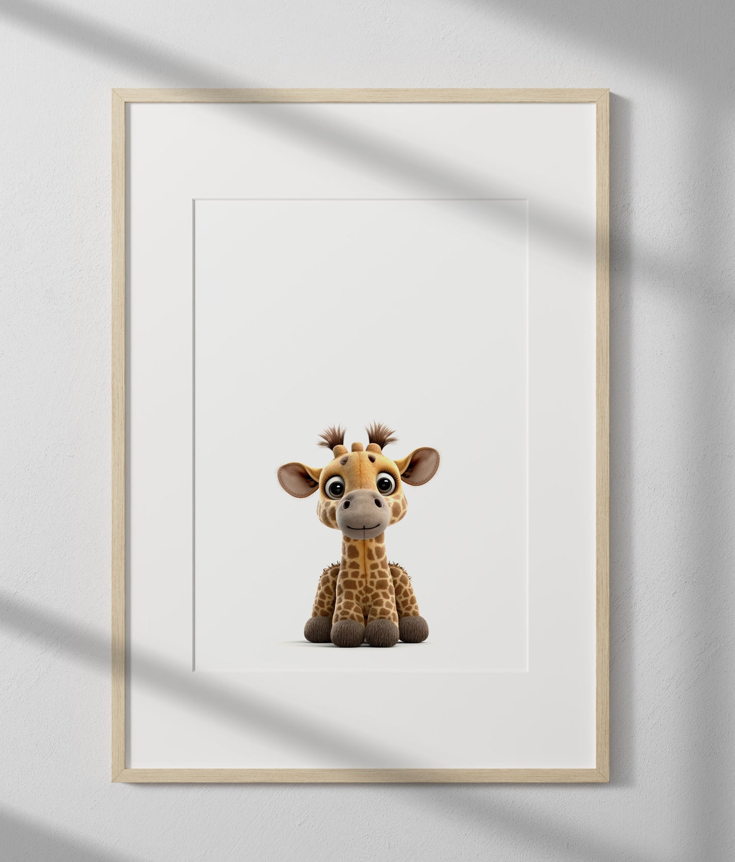 Plush Baby Giraffe Print