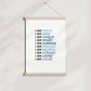Magic Mindset Affirmations Blue