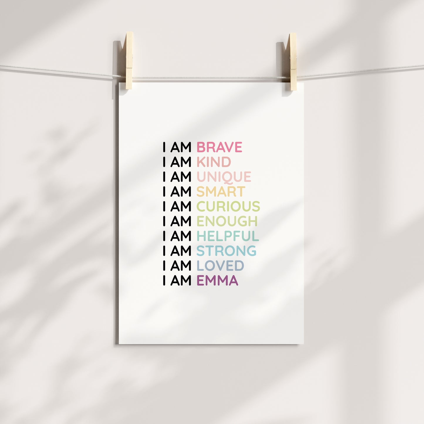 Magic Mindset Affirmations Print