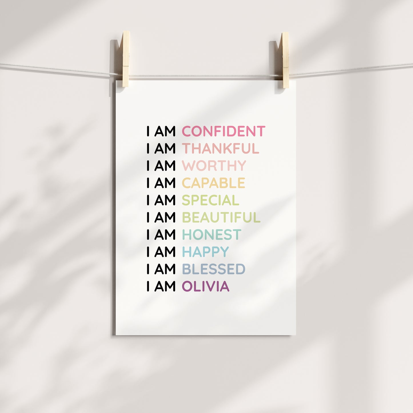 Magic Mindset Confidence ~ Unframed Print