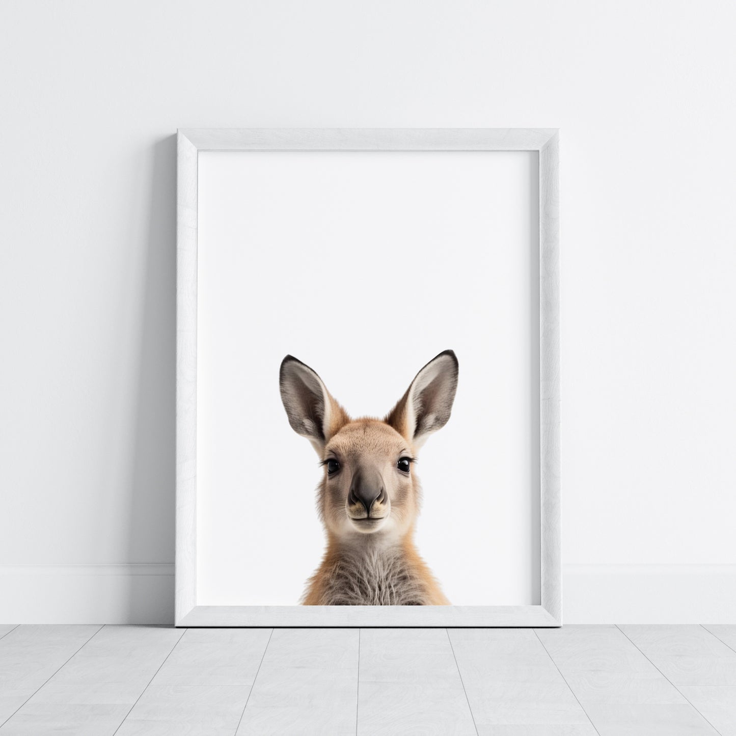 Baby Kangaroo Portrait Print