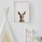 Baby Kangaroo Portrait Print