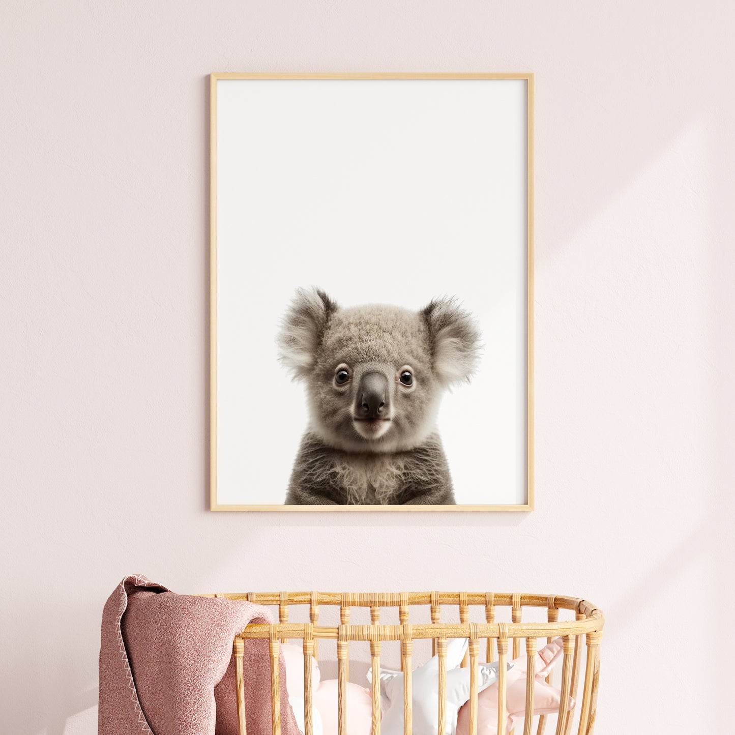 Baby Koala Portrait Print