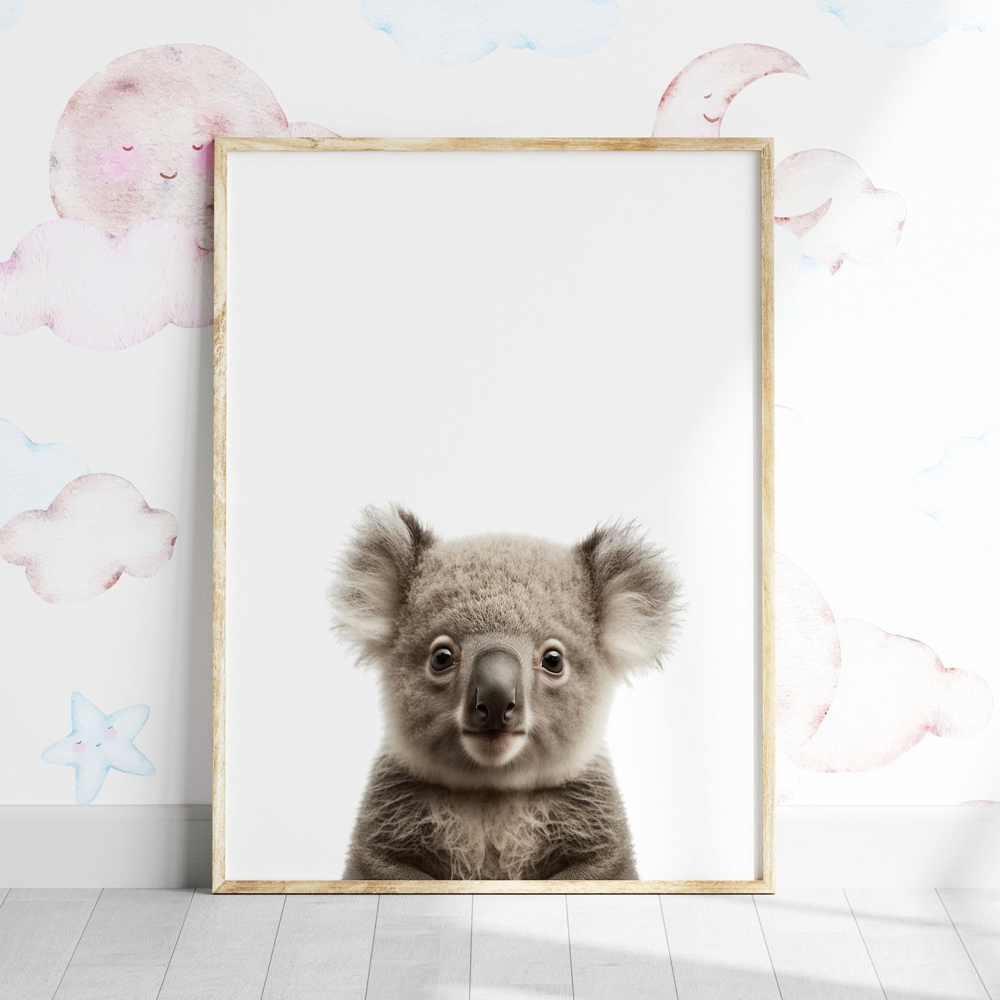 Baby Koala Portrait Print