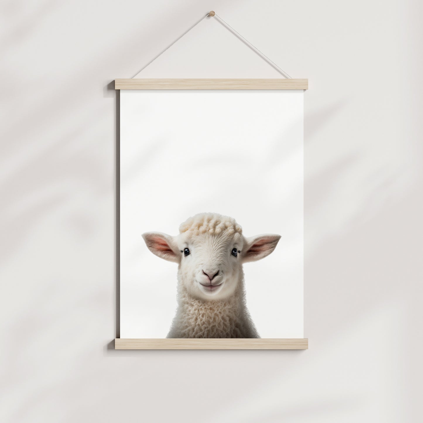 Baby Lamb Portrait Print