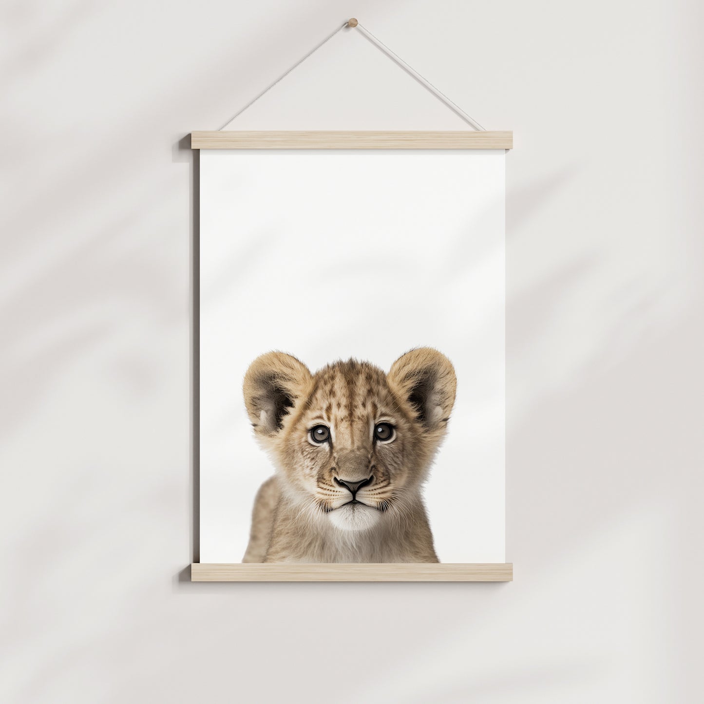 Baby Lion Portrait Print