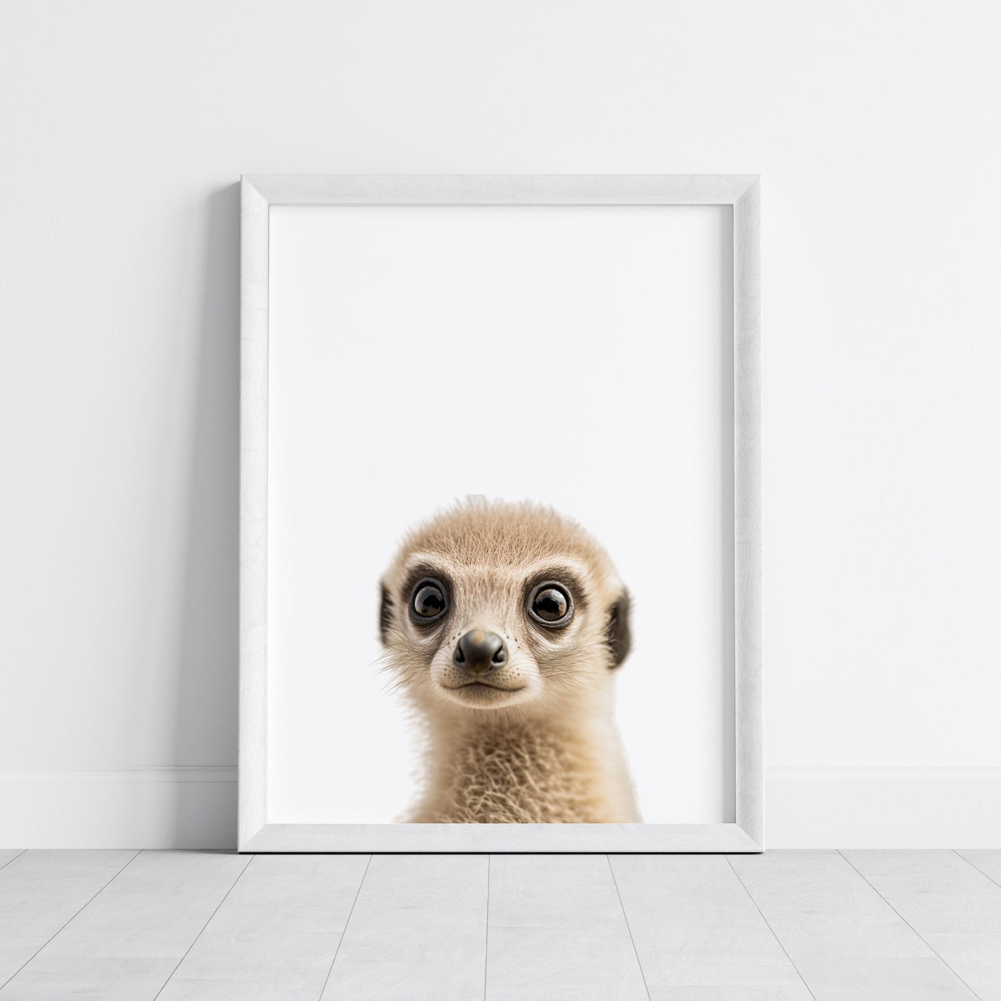 Baby Meerkat Portrait Print