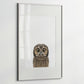 Baby Owl Portrait Print