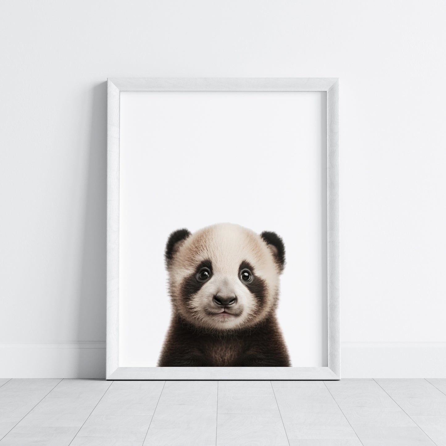 Baby Panda Portrait Print