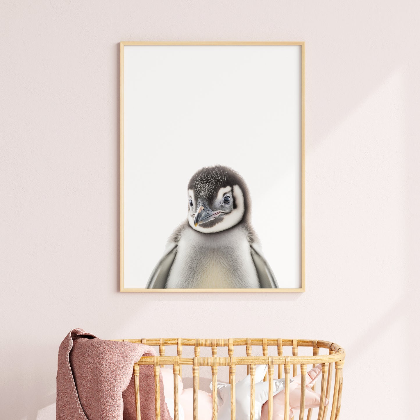 Baby Penguin Portrait Print