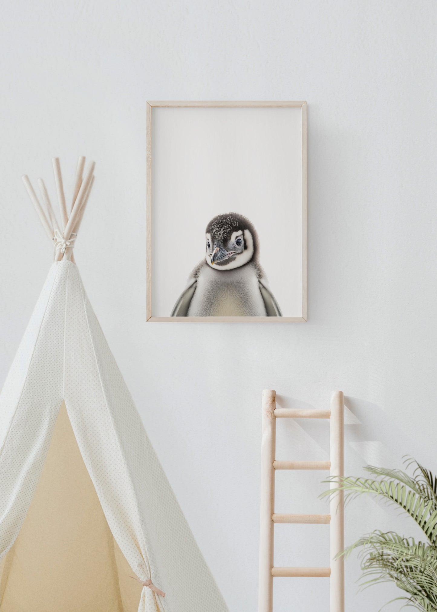 Baby Penguin Portrait Print