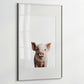 Baby Pig Portrait Print