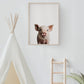 Baby Pig Portrait Print
