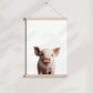Baby Pig Portrait Print
