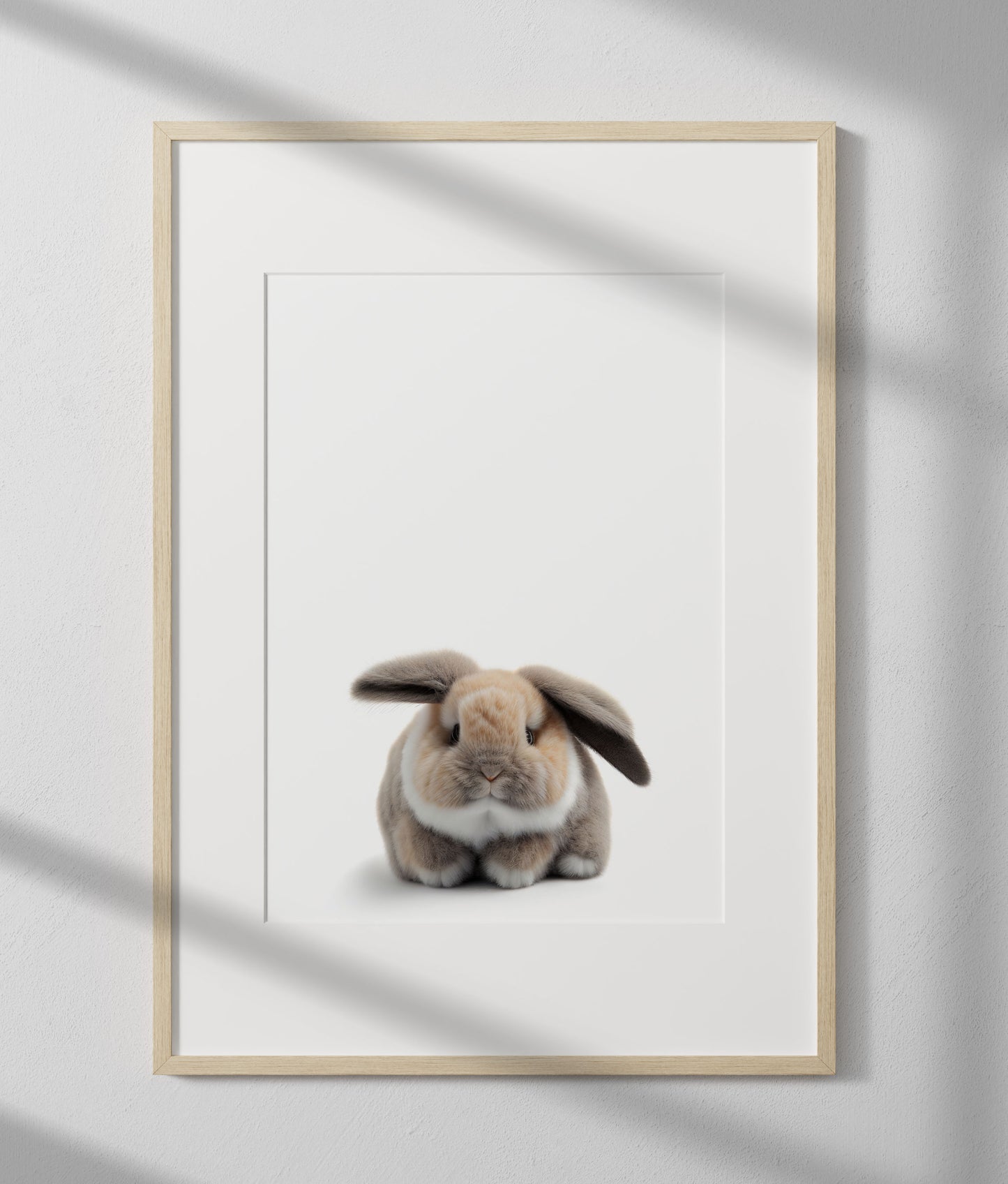 Plush Baby Rabbit Print