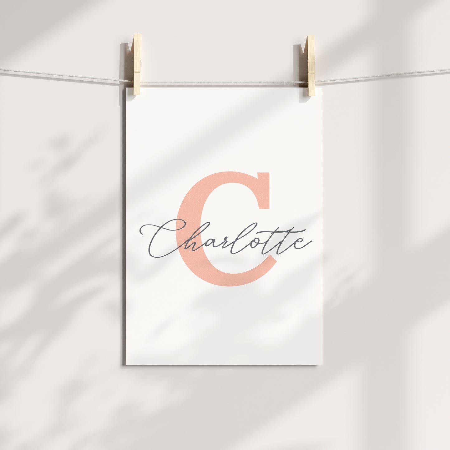 Simple Initials - Custom Poster