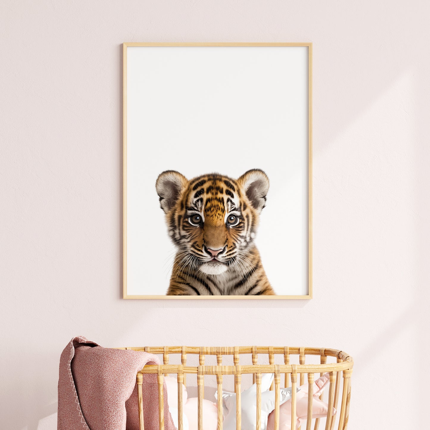 Baby Tiger Portrait Print