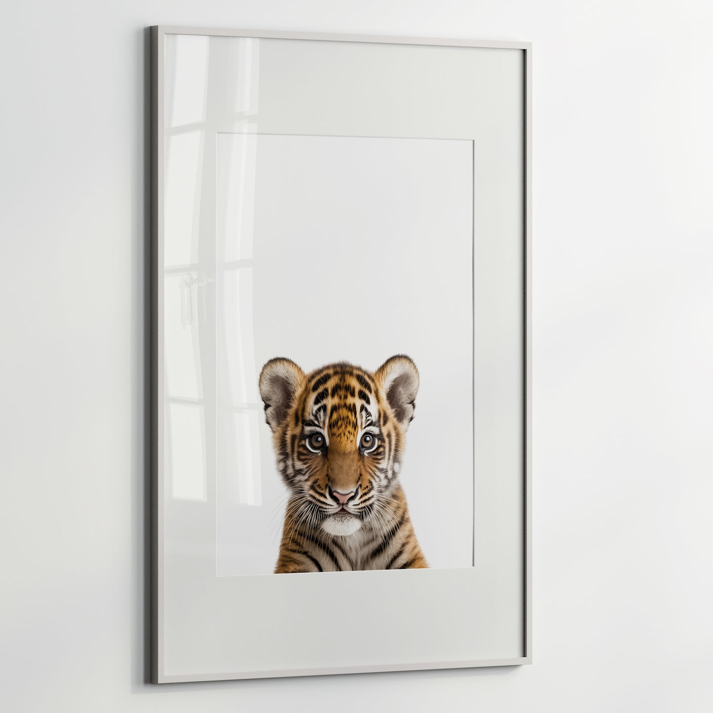 Baby Tiger Portrait Print