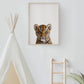 Baby Tiger Portrait Print