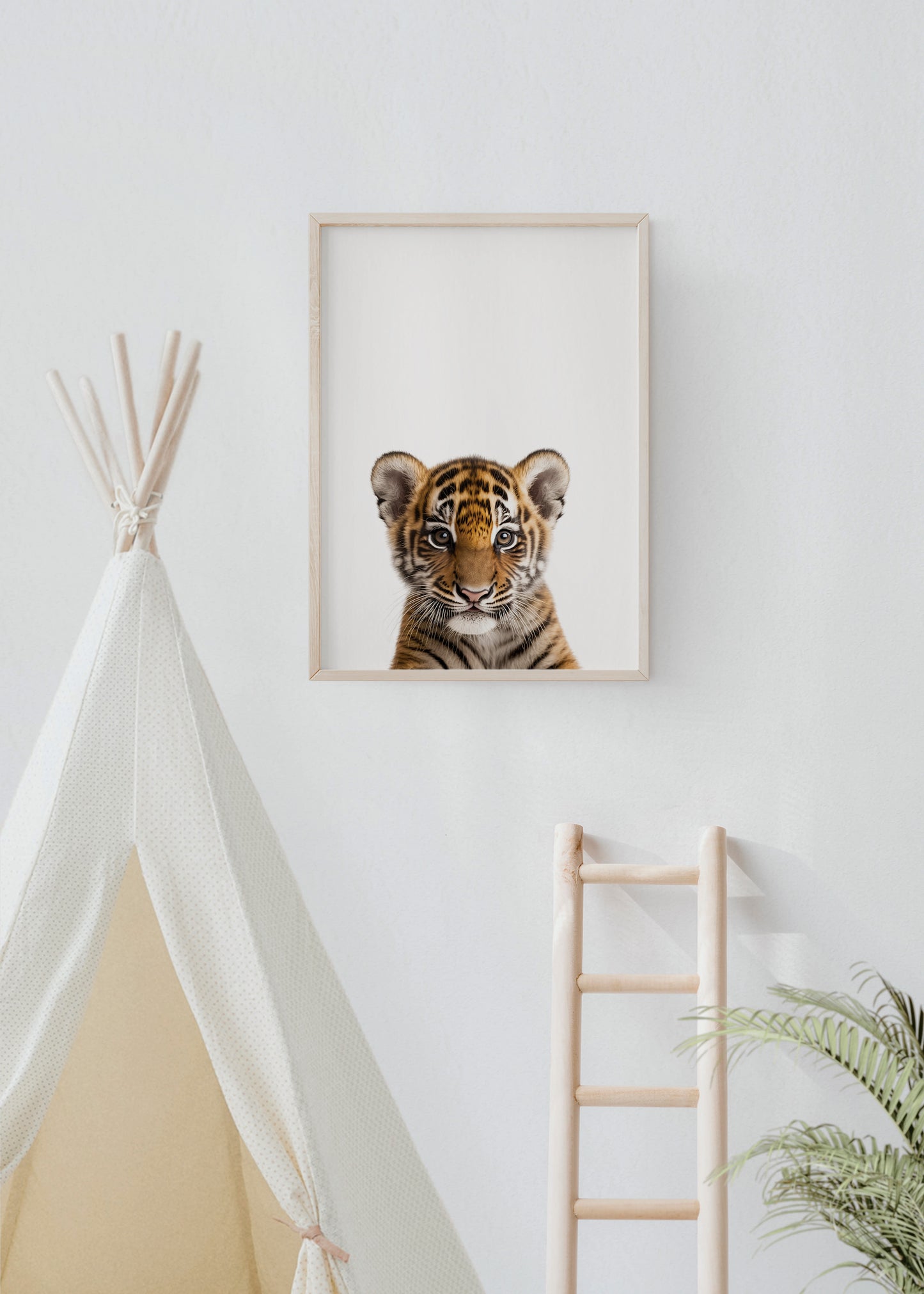 Baby Tiger Portrait Print