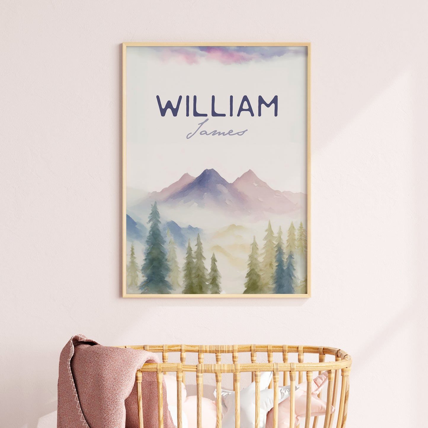 Woodland Mountains - Custom Poster