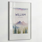 Woodland Mountains - Custom Poster