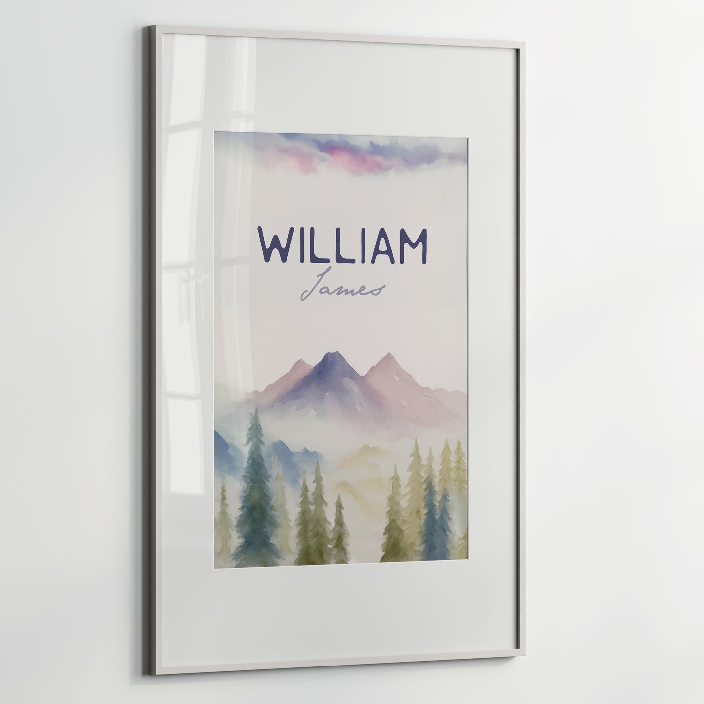 Woodland Mountains - Custom Poster