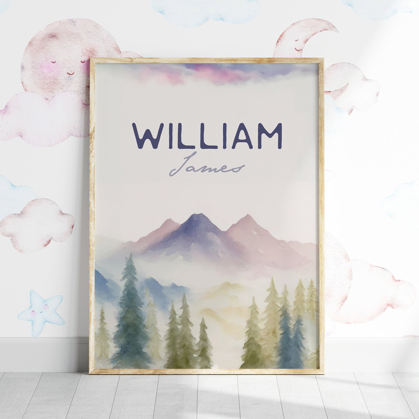 Woodland Mountains - Custom Poster