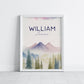Woodland Mountains - Custom Poster