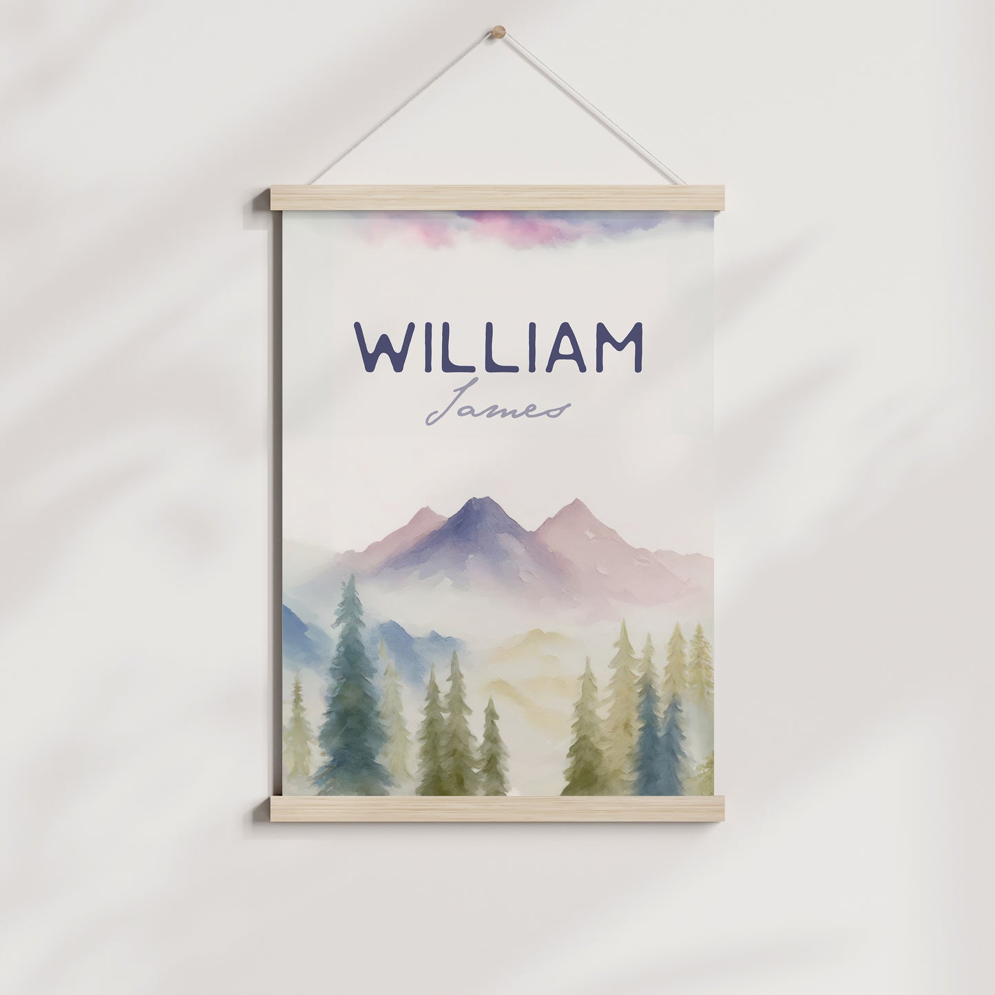 Woodland Mountains - Custom Poster