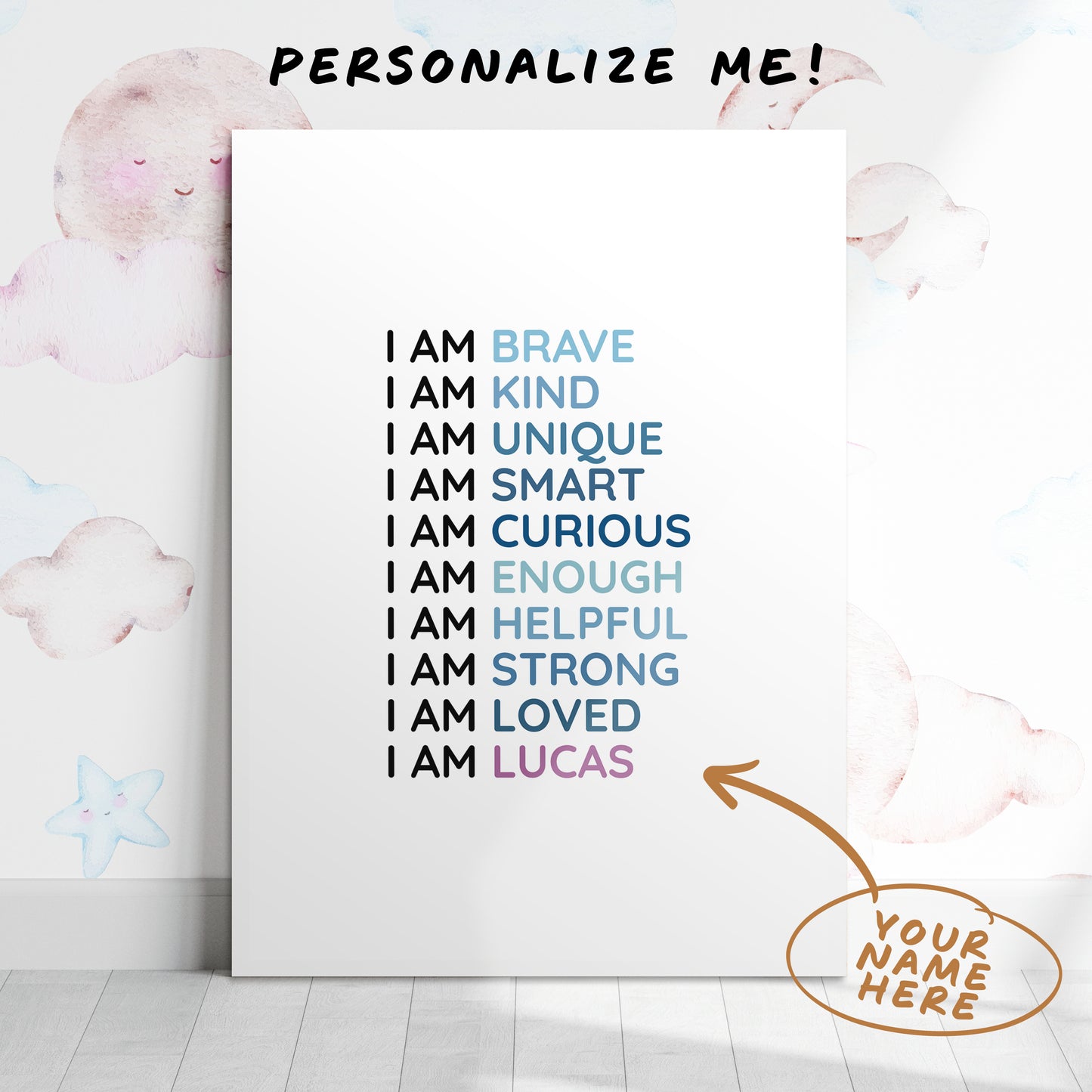 Magic Mindset Affirmations Blue