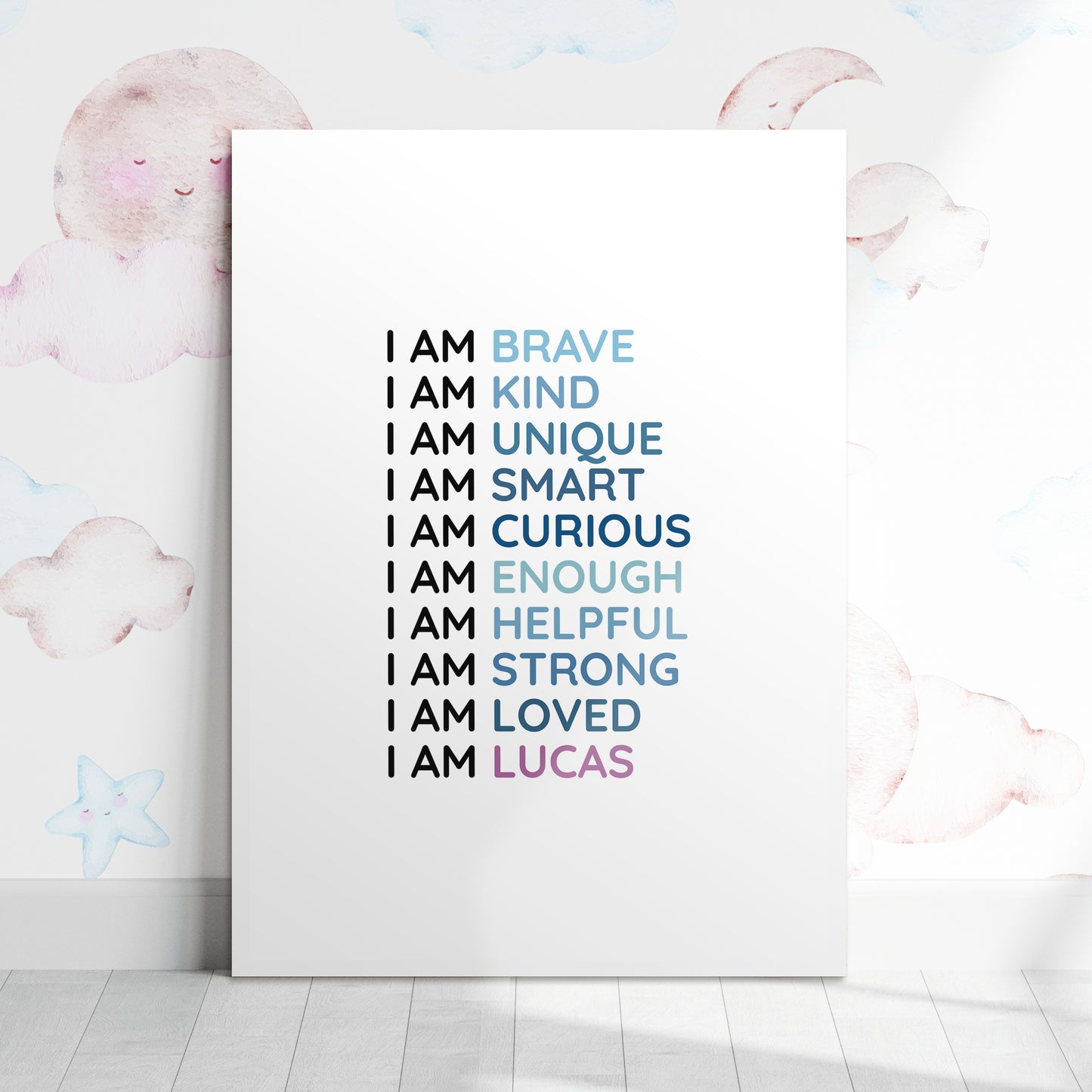 Magic Mindset Affirmations Blue